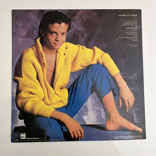 Luis Miguel – Palabra De Honor LP 1984 Vinyl 12" Record EOS-91130 - Picture 3 of 6