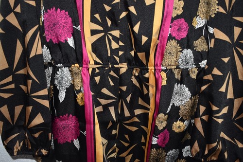 Top Lane Bryant 3X tunica leggera floreale stampa geo scollo a V lunga slv tg 24 NUOVO - Foto 18 di 20