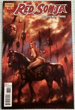 Red Sonja #76 NM/NM- Lucio Parrillo Cover 2013 Dynamite Comics Rare Low Print