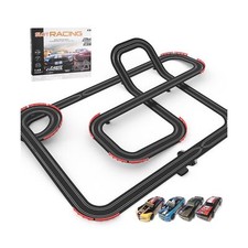 Slot Racing Car Track for Kids 1:43 Electric Powered 40Ft Big Racing Track Se...