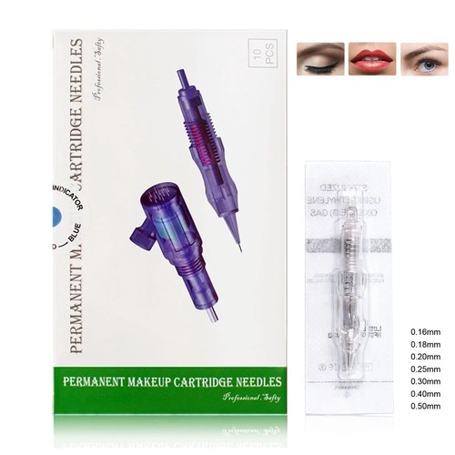 10 piezas agujas de tatuaje labios para cejas 1RL/2R/3RL/5/7/9RL