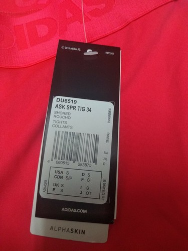 Adidas Climacool Alphaskin Capri Leggings Ladies Size: Small (8-10) - Picture 10 of 12