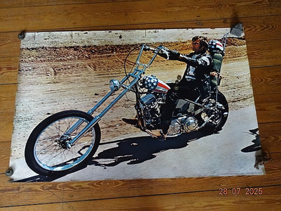 !!!  ORIGINAL 70er KULT  POSTER   EASY RIDER   PETER FONDA  HARLEY DAVIDSON  !!!