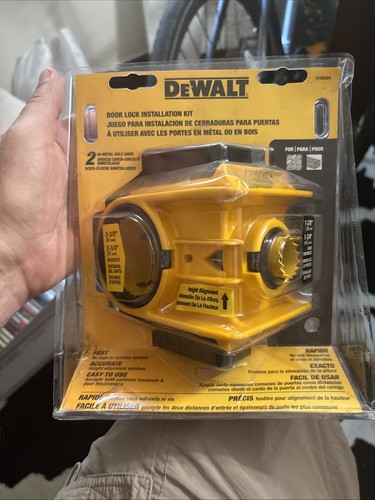 Neu versiegelt DeWalt D180004 Türschloss Installationsset