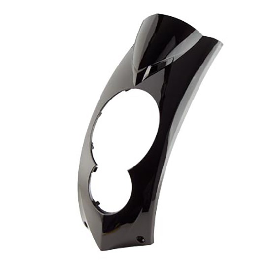 Tablier avant Tun'r pour scooter Ludix coloris noir peint avec metre rond