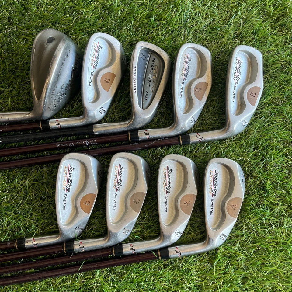 Juego completo de palos de golf Top Flite Cobra Tour Edge regular flexible grafito para hombre Foto 2 de 4