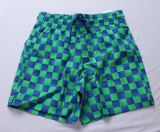 Old Navy Boy's Drawstring Waist Printed Swim Shorts EJ3 Green Small NWT