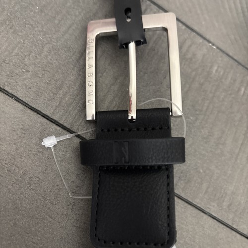 Billabong Cintura Elasticizzata Intrecciata Tessuto Uomo Taglia Large Nero/Grigio - Foto 4 di 9