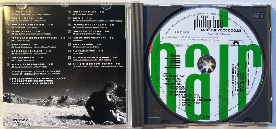 Hair von Phillip Boa & the Voodoo Club | CD | Zustand gut - Bild 3 von 4