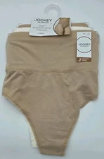 Jockey Skimmies 3-Pack Thong Panty Size 2X 360° Smoothing Thong