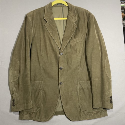 Salvatore Ferragamo, Vintage Salvatore Ferragamo Corduroy Sport Coat Blazer Size 53 Made In Italy