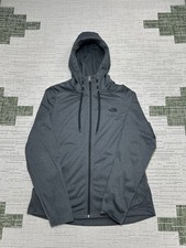 The North Face Hoodie Womens Large Gray Full Zip Fleece