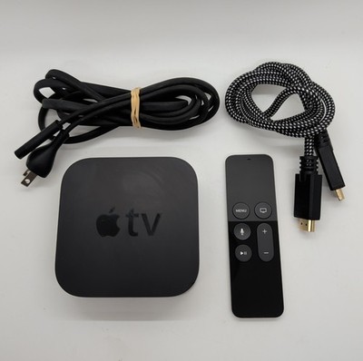 Apple TV (4th Generation) A1625 32GB HD Media Streamer w Remote HDMI