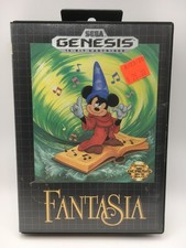 Sega Genesis 1991 - Disney's Fantasia w/ Box & Manual (Works)
