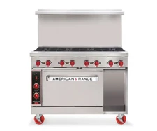 American Range 48" Commercial (2) Burner Gas Range w/ 36" Griddle