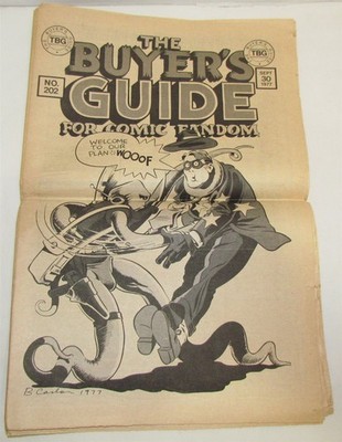 The Buyer's Guide For Comic Fandom #202 1977, The Spirit Cover