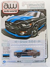 Auto World 2015 Ford Mustang GT 1:64 scale die-cast model - Petty's Garage 1B4
