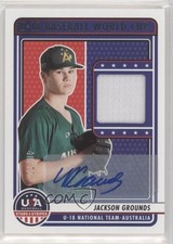 2023 USA Baseball Stars & Stripes Signatures 40/72 Jackson Grounds Auto tj1