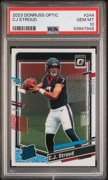 PSA 10 - 2023 Donruss Optic Rated Rookie CJ STROUD RC #244 (7948)