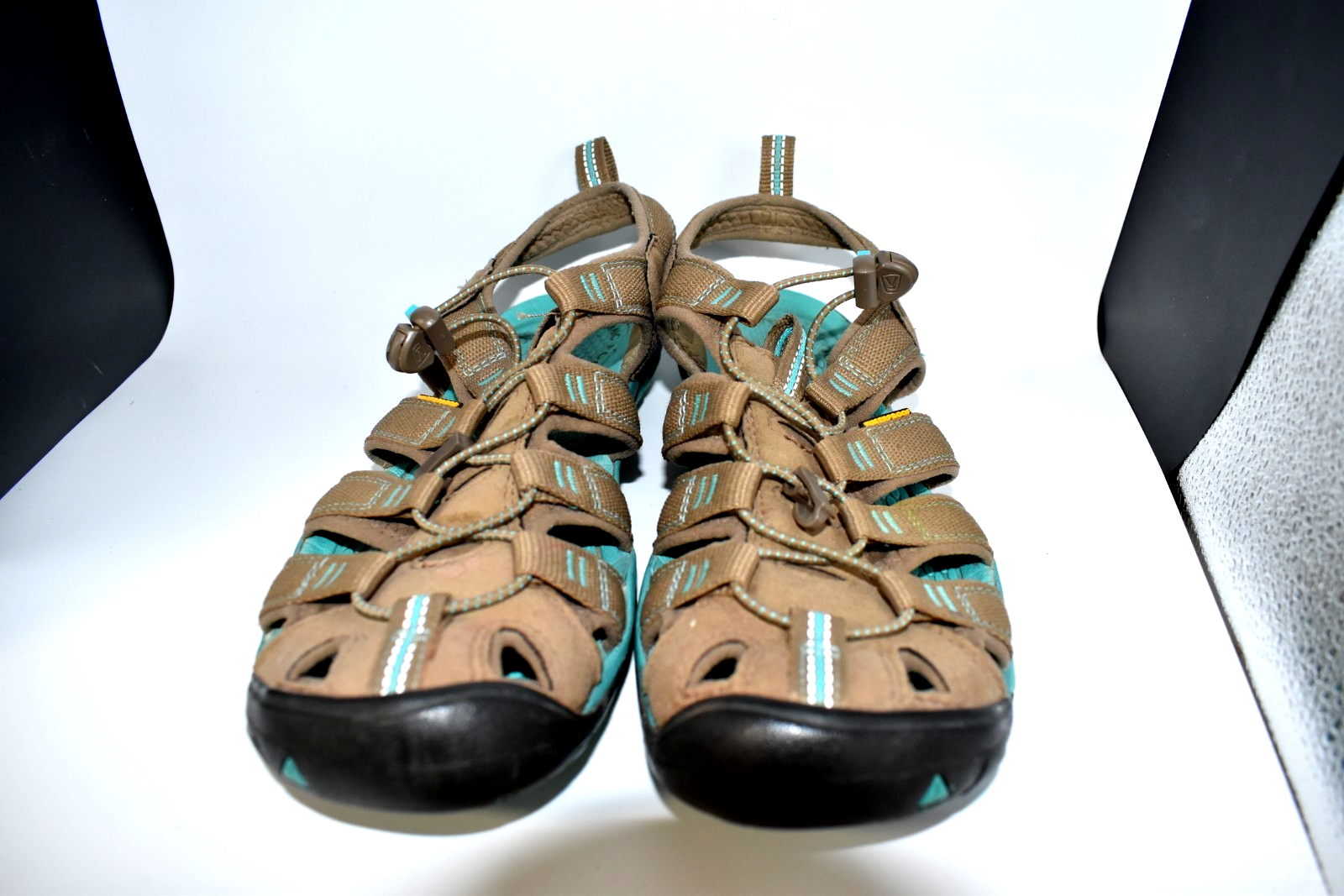 Keen Sandalo Escursionismo Donna 8 5 Impermeabile Esterno Punta Chiusa Turchese ECCELLENTE