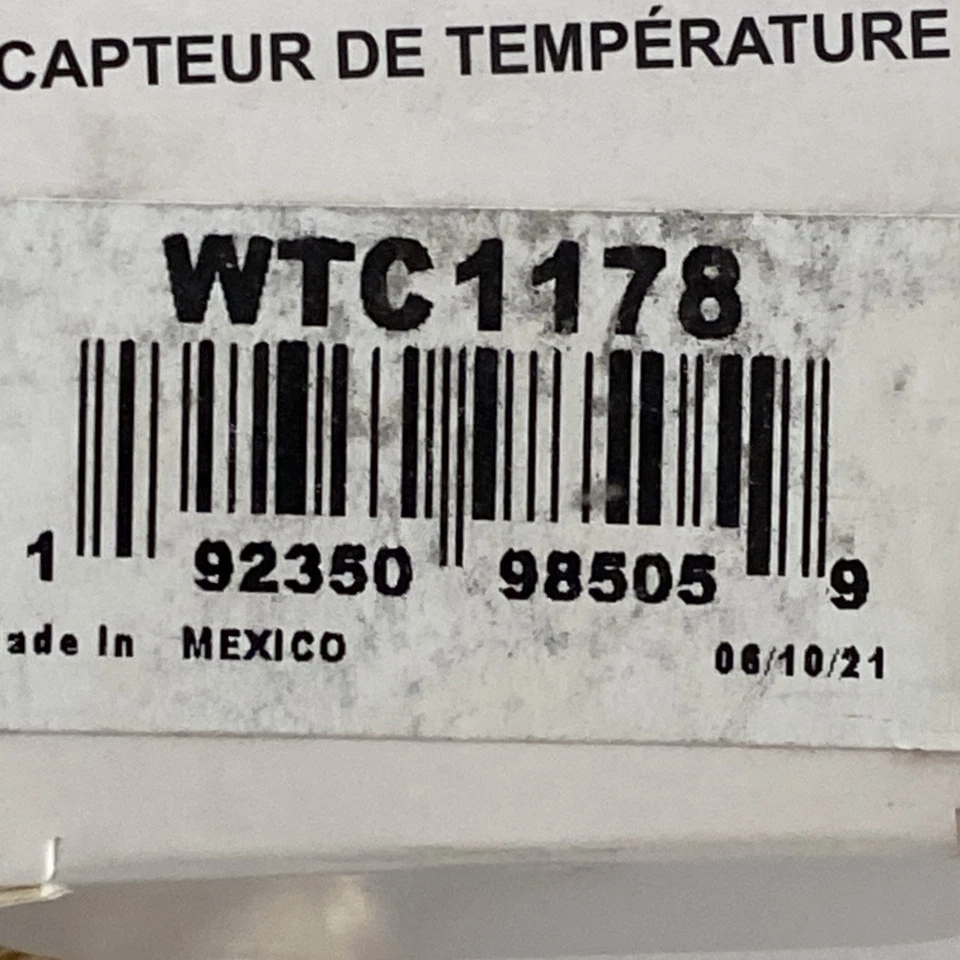 Transmisor de temperatura de refrigerante Carquest WTC1178 Foto 3 de 3