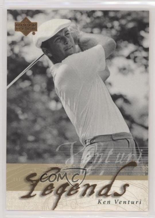 2002 Upper Deck Legends Ken Venturi #58 0d2
