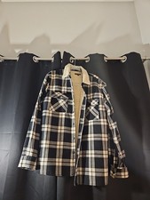 Grizzly Mountain Men's Gray Flannel Shirt Jacket XXL