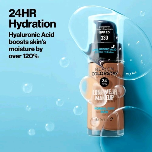 Revlon Colorstay Longwear 24Hr Foundation #460 Macadamia - Sealed - Picture 4 of 11