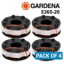 4x Gardena Spare Strimmer Line Spool 5365‑20 TurboTrimmer 2402 Bobbin Genuine