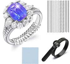 Ring Sizer Adjuster for Loose Rings 4 Sizes of 8 Pack Invisible Ring Guards 