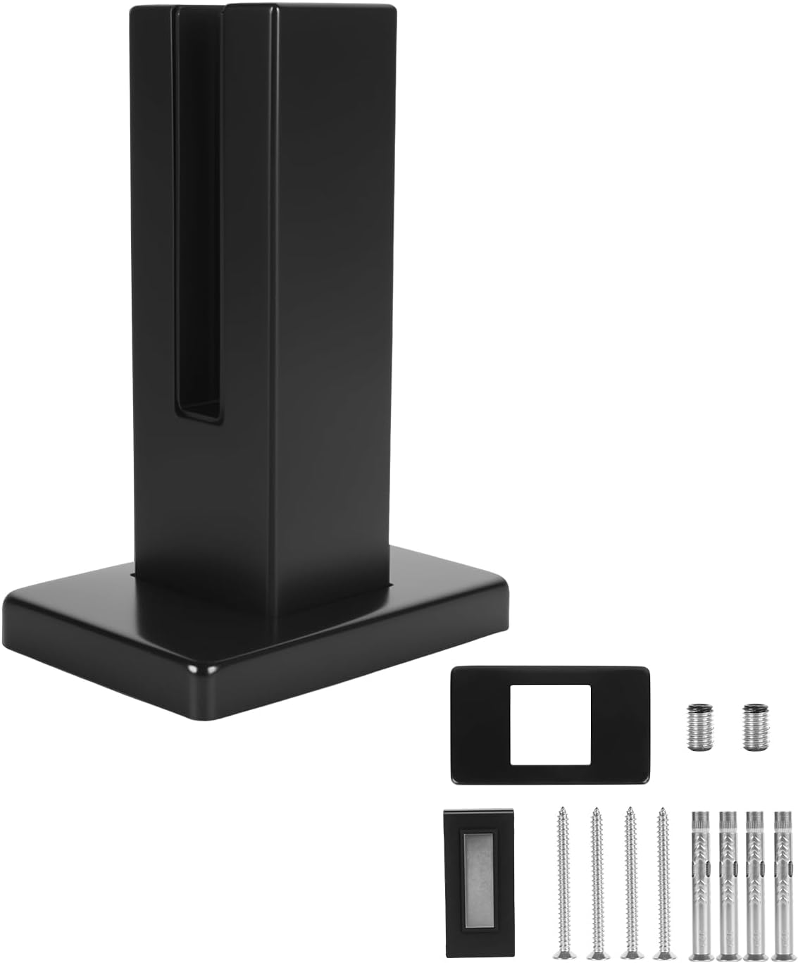 Glass Railing Clamp - 1 Pack 304 Stainless Steel N.W. 2.8Lb/ 1.27Kg Square Moder