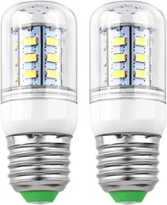 2 PCS LED Refrigerator Light Corn Bulb E27 For Frigidaire Kenmore 5304511738