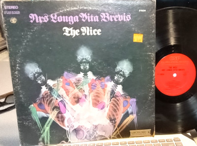ROCK LP,  	 THE NICE,	ARS LONGA VITA BREVIS,	P-11634, VG+, SPIN CLEANED