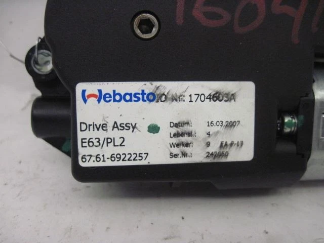 SUNROOF MOTOR BMW 335i 2007 07 848639 - Image 4 of 4