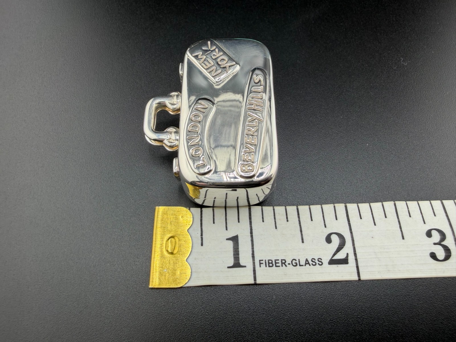 TIFFANY & CO. STERLING SILVER 925 LUGGAGE SUITCASE PILL BOX