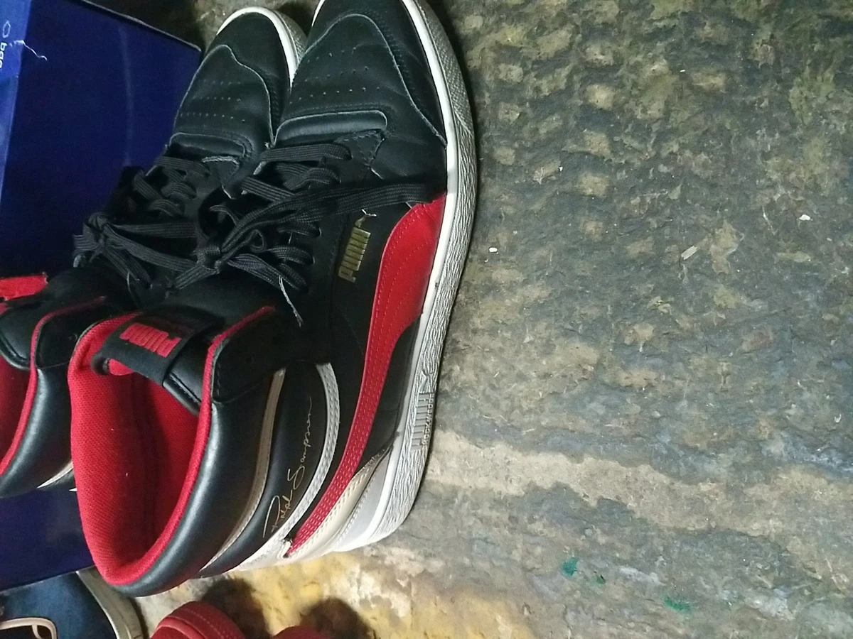 Puma Ralph Sampson Mid Black High Risk Red for sale | eBay