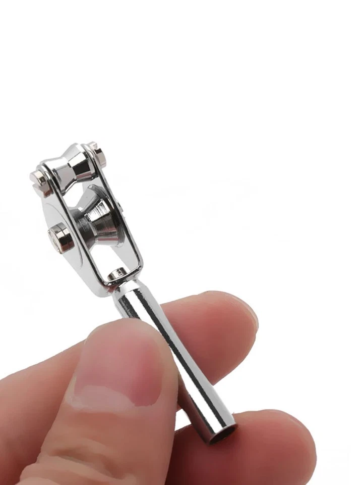 Stainless Roller Rod Tip Guide Roll Line Tip Top Replacement Fishing Accessory - Image 4 of 4