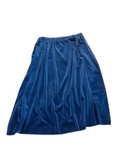 Vtg Lanfine Lined Navy Cotton Velvet Curtains Pair 172 x 161cm Vtg