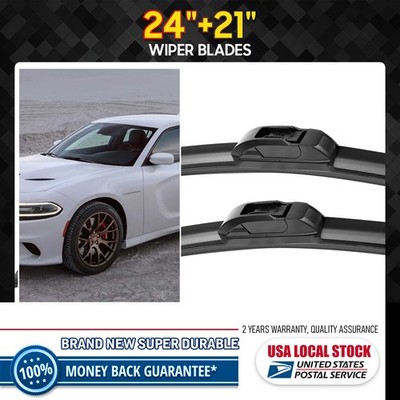 MODIGT 24''+21'' Windshield Wiper Blades Fit For Dodge Charger 2011-2020,1 Pack
