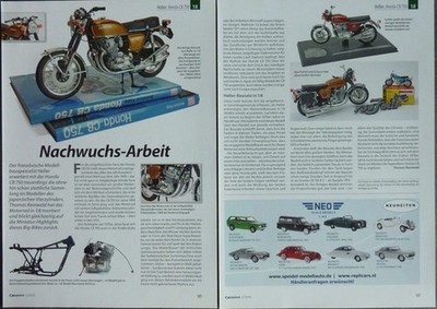 MOTORRAD HONDA CB 750 in 1-8 von HELLER....ein Modellbericht #1601c