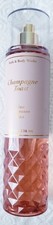 BATH  BODY WORKS " CHAMPAGNE TOAST " FINE FRAGRANCE BODY MIST 8 Fl Oz.