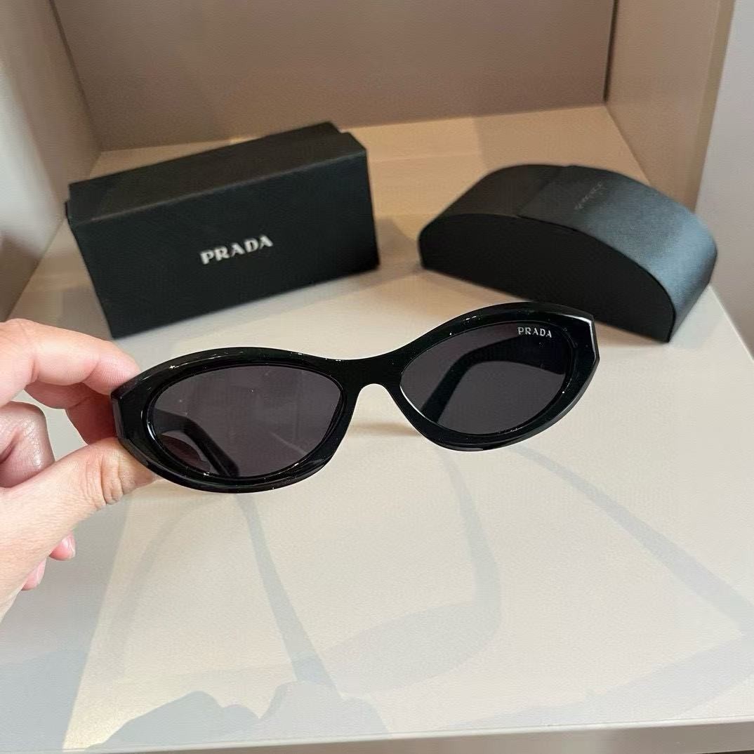 Prada SPR26Z-all black sunglasses for women | eBay