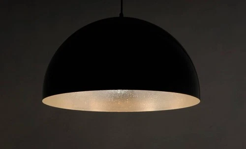 ET2 Hemisphere 24" Wide Gloss Black LED Pendant Light - Picture 4 of 6