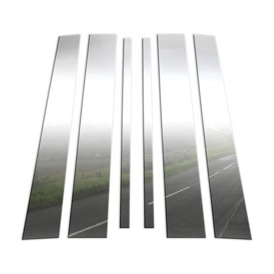 Chrome Pillar Post Covers for 2017-2022 Nissan Armada 6 Pieces
