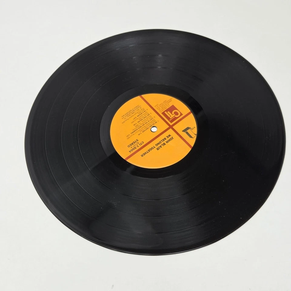 John Blair We Belong Together Vinyl LP Record Album CTI 5004 - Image 3 of 4