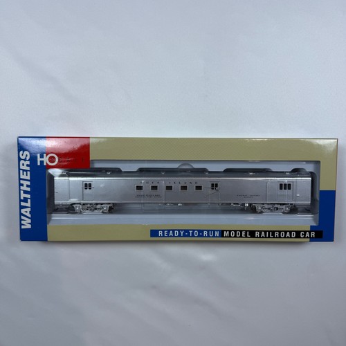Walthers AC&F Equipaje-Correo Rock Island Escala HO Plateado Tren Vagón 932-6909 | Condition: Used