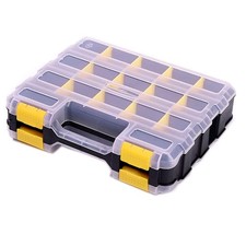 Hardware Organizer 34 Compartments Small Parts Organizer with Removable Divid...