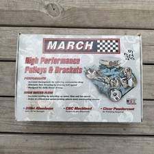 March Performance 70-78 Bb Pontiac 3pcs Pulley Set- 13030