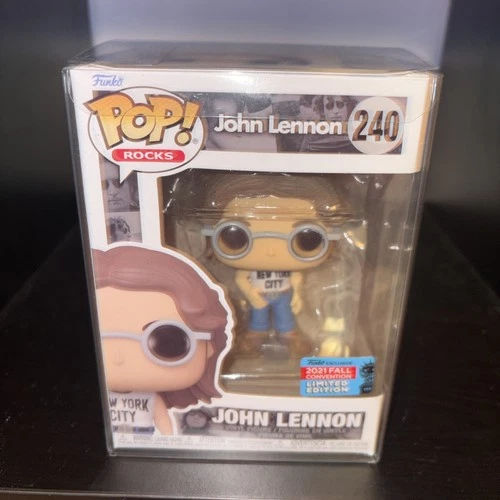 2021 Funko Pop! Rocks John Lennon #240 John Lennon Vinyl Figure