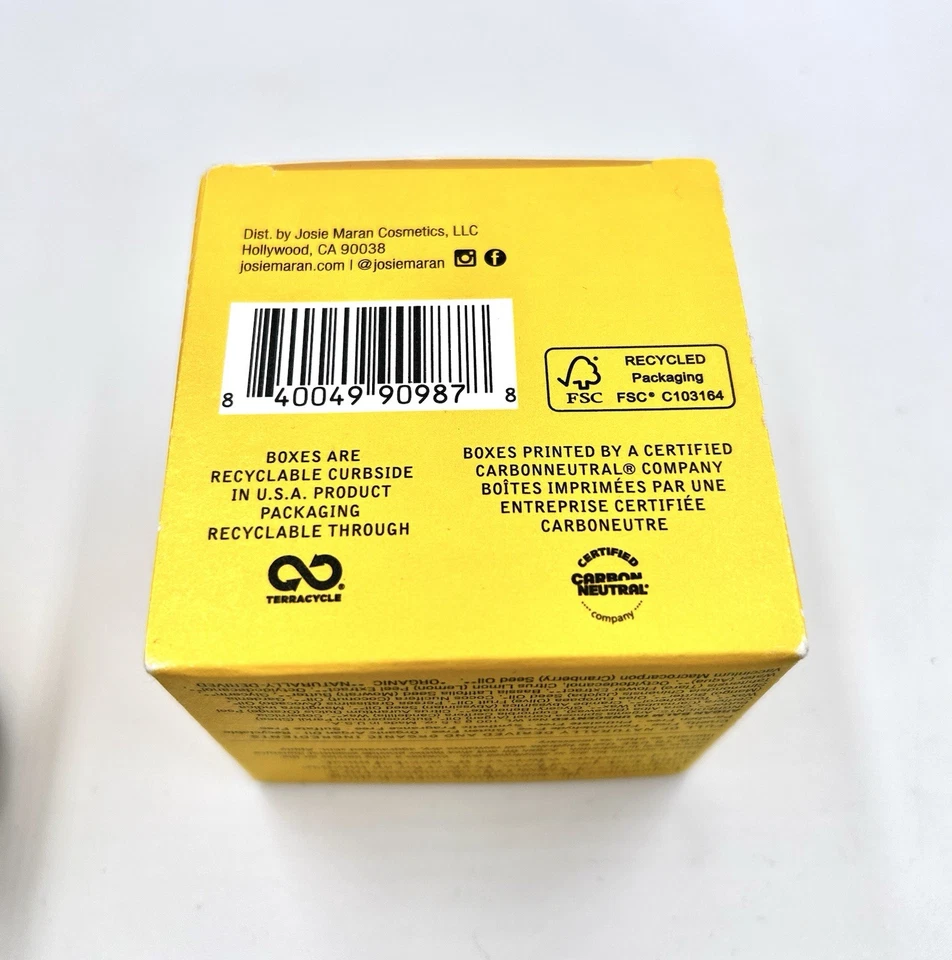 Josie Maran Argan Oil Balm Unscented 3.5 oz New In Box & Sealed Intense Moisture - Image 3 of 3